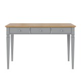 Стол письменный Ольса-003 серый №7042 + антик №24- картинка 2 Стол письменный Ольса-003 серый №7042 + антик №24- картинка 2