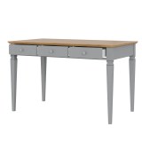 Стол письменный Ольса-003 серый №7042 + антик №24- картинка 3 Стол письменный Ольса-003 серый №7042 + антик №24- картинка 3