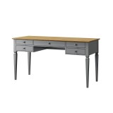 Стол письменный Ольса-С 005 серый №7042 + антик №24 - картинка 3 Стол письменный Ольса-С 005 серый №7042 + антик №24 - картинка 3