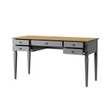 Стол письменный Ольса-С 005 серый №7042 + антик №24 - картинка 4 Стол письменный Ольса-С 005 серый №7042 + антик №24 - картинка 4