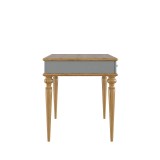 Стол письменный Рандеву 03 (серый 7042/антик-24) фото3 Стол письменный Рандеву 03 (серый 7042/антик-24) фото3