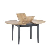 Стол Сканди/Форест D110/145 серый 7046/антик -рис.2 Стол Сканди/Форест D110/145 серый 7046/антик -рис.2