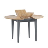 Стол Сканди/Форест D90/125 серый 7046/антик -рис.2 Стол Сканди/Форест D90/125 серый 7046/антик -рис.2