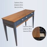 Стол туалетный 120 Пенни белый воск/антик 24 картинка 11