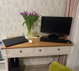 Стол туалетный 120 Пенни белый воск/антик 24 картинка 6