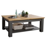 Стол журнальный Форест большой серый 7012/бейц-масло картинка 1