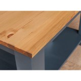 Стол журнальный Форест малый серый 7012/бейц-масло картинка 4 Стол журнальный Форест малый серый 7012/бейц-масло картинка 4