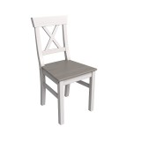 Стул Форест белый воск/антрацит