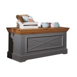 Сундук Форест серый 7012/бейц-масло картинка 2