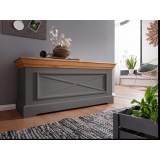 Сундук Форест серый 7012/бейц-масло картинка 3