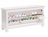Тумба для обуви Рауна 01 (белый воск) Тумба для обуви Рауна 01 (белый воск)