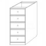 тумба 30 5 ящиков