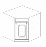 тумба угловая 84 - панель