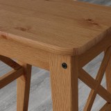 Табурет ИНГОЛЬТ сосна, тон 24, коричневый картинка 3