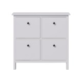 Тумба для обуви 4 ящика ХЕМНЭС (Россия) Белый - картинка 2 Тумба для обуви 4 ящика ХЕМНЭС (Россия) Белый - картинка 2