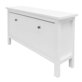 Тумба для обуви КАНТРИ (ХЕМНЭС) белый лак - картинка 3 Тумба для обуви КАНТРИ (ХЕМНЭС) белый лак - картинка 3