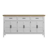 Тумба Квадро-С 063Ф Белый лак + антик №24 картинка 2