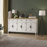 Тумба Квадро-С 063Ф Белый лак + антик №24 картинка 6