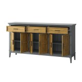 Тумба Квадро-С 063Ф Серый №7042 + антик №24 картинка 5 Тумба Квадро-С 063Ф Серый №7042 + антик №24 картинка 5