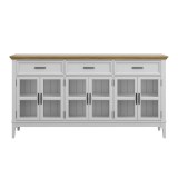 Тумба Квадро-С 063С Белый лак + антик №24 картинка 2