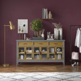 Тумба Квадро-С 063С Серый №7042 + антик №24 картинка 6