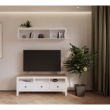 Тумба под ТВ ХЕМНЭС (Россия) ориг. белый / светло коричневый 5 Тумба под ТВ ХЕМНЭС (Россия) ориг. белый / светло коричневый 5