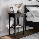 Тумба прикроватная 1 ящик 46х70х35 ХЕМНЭС КЫМОР ченый ( венге ) - картинка 5 Тумба прикроватная 1 ящик 46х70х35 ХЕМНЭС КЫМОР ченый ( венге ) - картинка 5