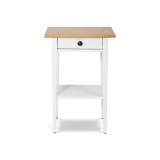 Тумба прикроватная 1 ящик 46х70х35 ХЕМНЭС КЫМОР оригинал белый / светло-коричневый - картинка 2 Тумба прикроватная 1 ящик 46х70х35 ХЕМНЭС КЫМОР оригинал белый / светло-коричневый - картинка 2