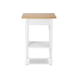 Тумба прикроватная 1 ящик 46х70х35 ХЕМНЭС КЫМОР оригинал белый / светло-коричневый - картинка 3 Тумба прикроватная 1 ящик 46х70х35 ХЕМНЭС КЫМОР оригинал белый / светло-коричневый - картинка 3