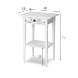 Тумба прикроватная 1 ящик 46х70х35 КЫМОР ХЕМНЭС оригинал - картинка 4 Тумба прикроватная 1 ящик 46х70х35 КЫМОР ХЕМНЭС оригинал - картинка 4