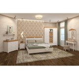 Тумба прикроватная Бейли белый воск-антик - картинка 3 Тумба прикроватная Бейли белый воск-антик - картинка 3