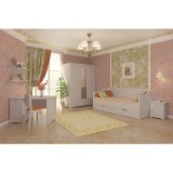 Тумба прикроватная Бейли белый воск - картинка 4 Тумба прикроватная Бейли белый воск - картинка 4