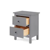 Тумба прикроватная ХЕМНЭС Кымор 2 ящика оригинал серый картинка 3 Тумба прикроватная ХЕМНЭС Кымор 2 ящика оригинал серый картинка 3