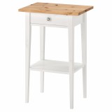 Тумба прикроватная  КАНТРИ (ХЕМНЭС) белый / антик  - картинка 1