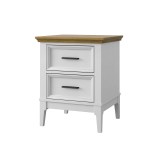 Тумба прикроватная Квадро-С 02 Белый лак + антик №24 картинка 3 Тумба прикроватная Квадро-С 02 Белый лак + антик №24 картинка 3
