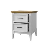 Тумба прикроватная Квадро-С 02 Белый лак + антик №24 картинка 4 Тумба прикроватная Квадро-С 02 Белый лак + антик №24 картинка 4