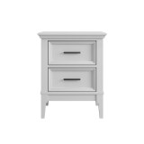 Тумба прикроватная Квадро-С 02 Белый лак картинка 2