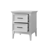 Тумба прикроватная Квадро-С 02 Белый лак картинка 4