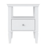 Тумба прикроватная Ольса-01 Белый лак - картинка 2 Тумба прикроватная Ольса-01 Белый лак - картинка 2