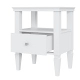 Тумба прикроватная Ольса-01 Белый лак - картинка 3 Тумба прикроватная Ольса-01 Белый лак - картинка 3