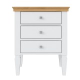 Тумба прикроватная Ольса-03 Белый лак + антик №24 - картинка 2 Тумба прикроватная Ольса-03 Белый лак + антик №24 - картинка 2