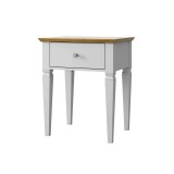 Тумба прикроватная Ольса-С 01 Белый лак + антик №24 картинка 3 Тумба прикроватная Ольса-С 01 Белый лак + антик №24 картинка 3