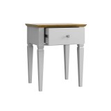 Тумба прикроватная Ольса-С 01 Белый лак + антик №24 картинка 4 Тумба прикроватная Ольса-С 01 Белый лак + антик №24 картинка 4