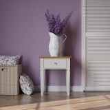 Тумба прикроватная Ольса-С 01 Белый лак + антик №24 картинка 6 Тумба прикроватная Ольса-С 01 Белый лак + антик №24 картинка 6