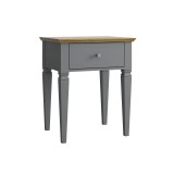 Тумба прикроватная Ольса-С 01 серый №7042 + антик №24 картинка 1