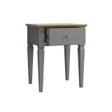 Тумба прикроватная Ольса-С 01 серый №7042 + антик №24 картинка 4