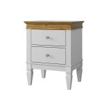 Тумба прикроватная Ольса-С 02 Белый лак + антик №24 картинка 3 Тумба прикроватная Ольса-С 02 Белый лак + антик №24 картинка 3