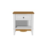 Тумба прикроватная Пенни белый воск/антик 24 картинка 2 Тумба прикроватная Пенни белый воск/антик 24 картинка 2