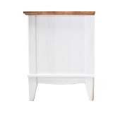 Тумба прикроватная Пенни белый воск/антик 24 картинка 3 Тумба прикроватная Пенни белый воск/антик 24 картинка 3