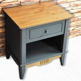 Тумба прикроватная Пенни серый 7046/антик 24 картинка 6 Тумба прикроватная Пенни серый 7046/антик 24 картинка 6